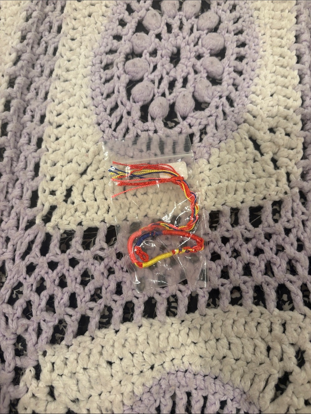Unbranded Red & Yellow Braided Phone Wrist Strap